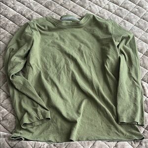 Old Navy Forest Green Long Sleeve Tee